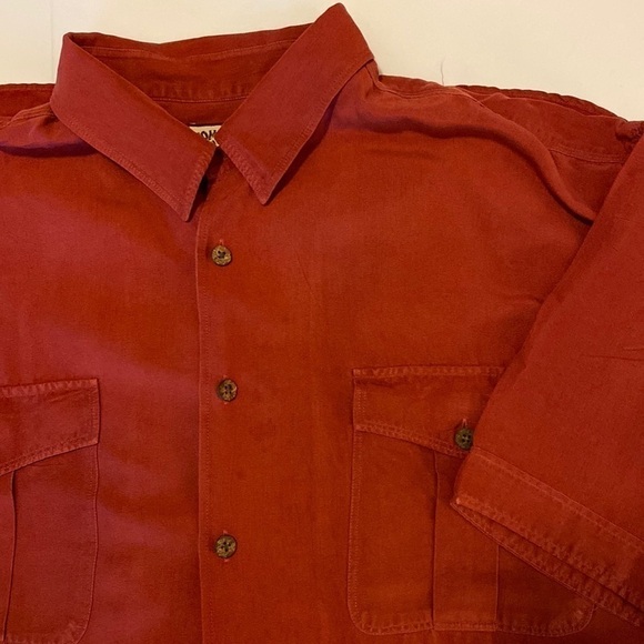 Men’s Tommy Bahama, short sleeve, shirt, size extra extra large, 100% silk - Picture 1 of 6